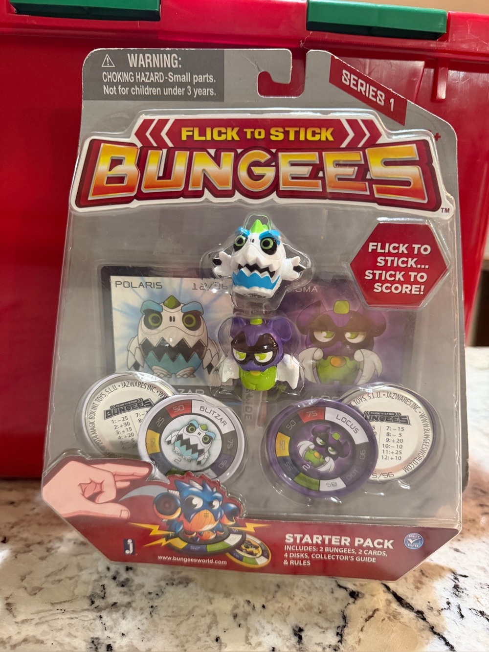 Bungees Flick to Stick Series 1 Starter Pack Polaris and Sigma